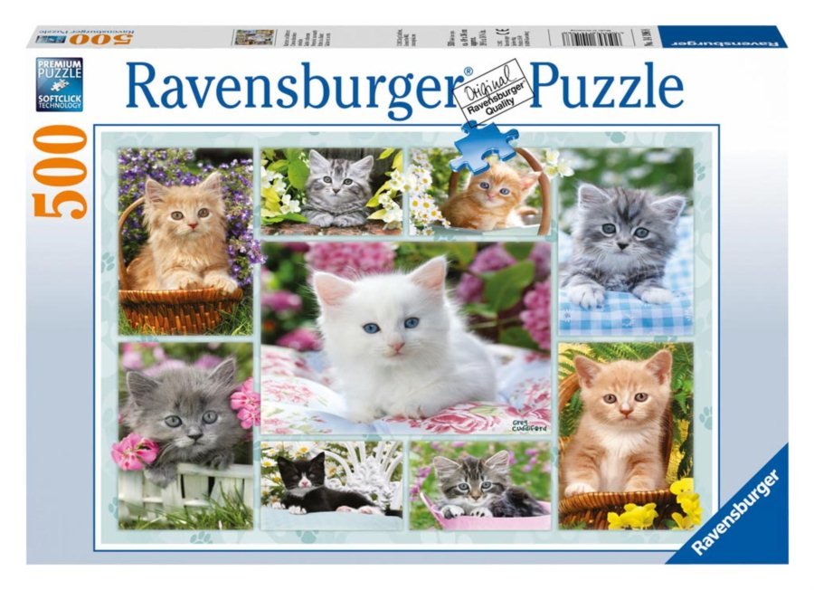 Kiscicák Ravensburger 500 darabos kirakó puzzle (RA-14196 4005556141968) - puzzlegarden