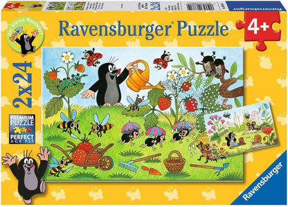 Kisvakond a Kertben - 2x24 Ravensburger 24 darabos kirakó puzzle (RA - 08861 4005556088614) - puzzlegarden