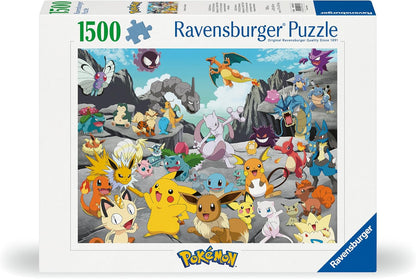 Klasszikus Pokémon Ravensburger 1500 darabos kirakó puzzle (RA - 16784 4005556167845) - puzzlegarden