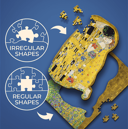 Klimt - A Csók - FA Kirakó! Trefl Wood Craft 200 darabos kirakó puzzle (TR-20247 5900511202472) - puzzlegarden