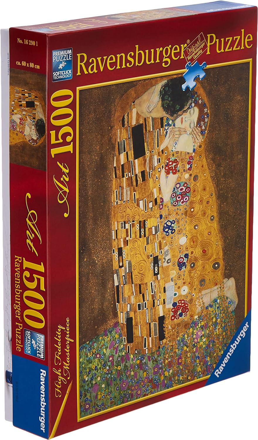 Klimt - A Csók Ravensburger 1500 darabos kirakó puzzle (RA-16290 4005556162901) - puzzlegarden