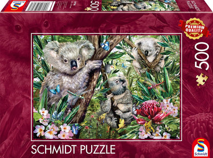 Koala Család Schmidt 500 darabos kirakó puzzle (SCH-59706 4001504597061) - puzzlegarden