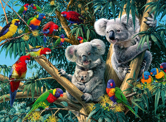 Koalák a fán Ravensburger 500 darabos kirakó puzzle (RA-14826 4005556148264) - puzzlegarden