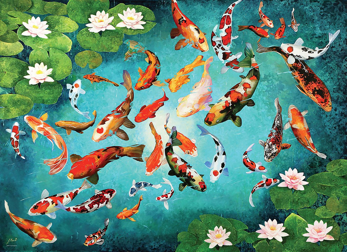 Koi Halak Eurographics 1000 darabos kirakó puzzle (EUR-6000-5696 628136656962) - puzzlegarden