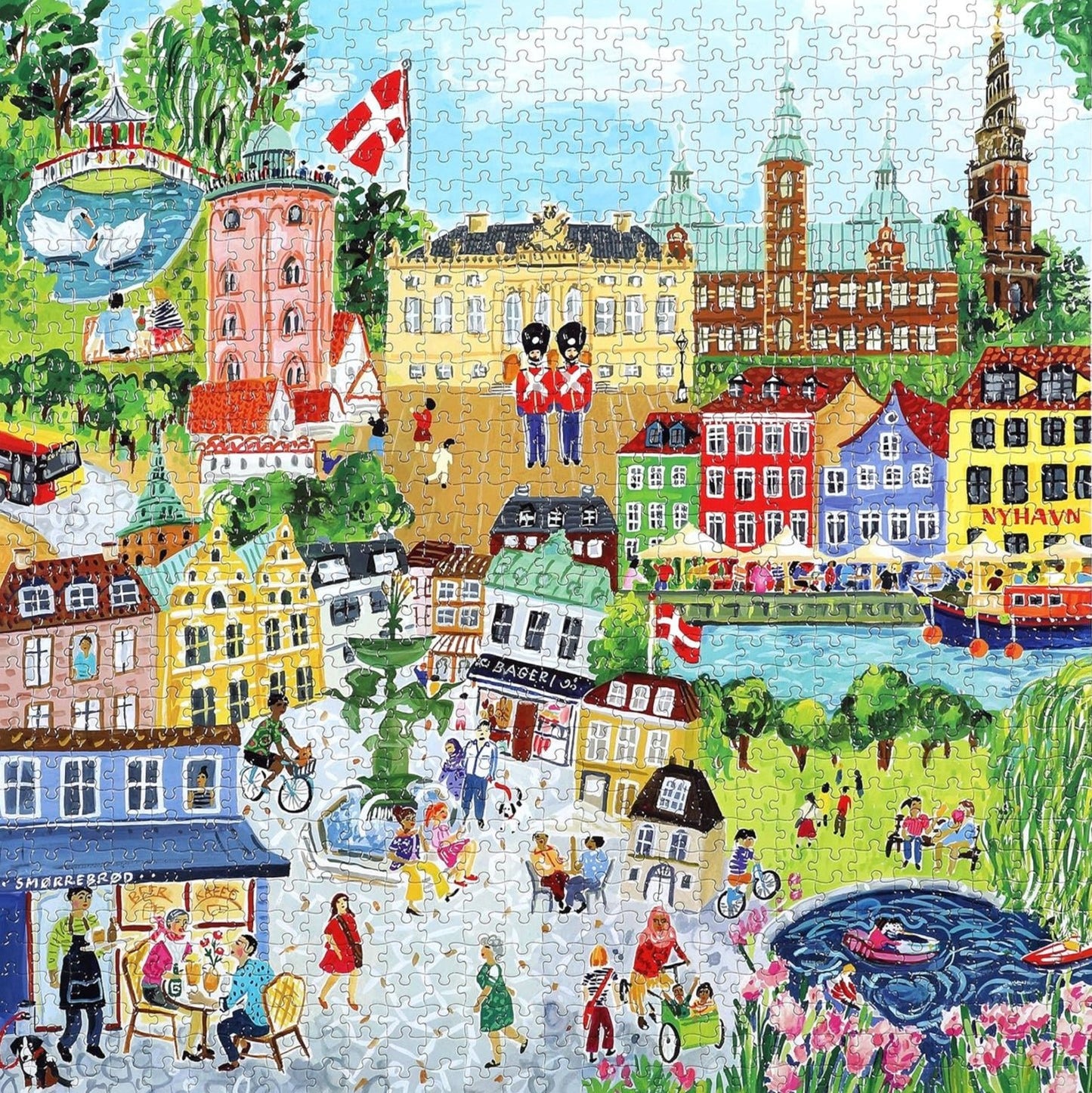 Koppenhága Eeboo 1000 darabos kirakó puzzle (EB - PZTCOP 689196510878) - puzzlegarden