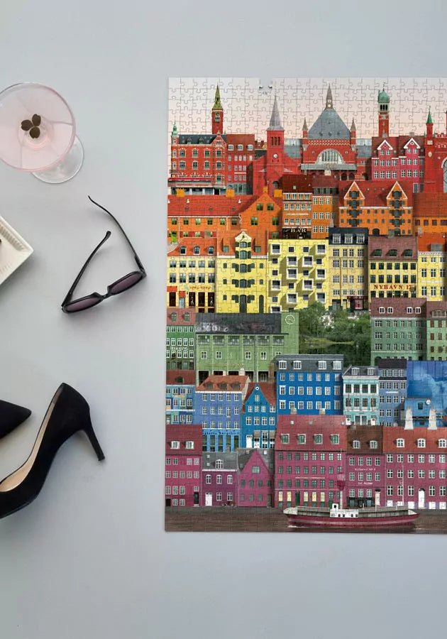 Koppenhága szivárvány Martin Schwartz 1000 darabos kirakó puzzle (MS-MS1613-1) - puzzlegarden