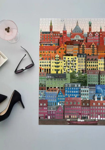 Koppenhága szivárvány Martin Schwartz 1000 darabos kirakó puzzle (MS-MS1613-1) - puzzlegarden