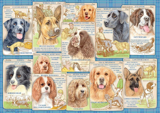 Kötelességtudó Kutyusok Ravensburger 1000 darabos kirakó puzzle (RA - 16508) - puzzlegarden