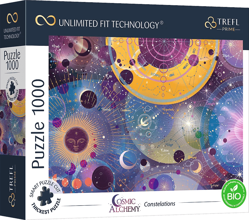 Kozmikus Alkímia - Csillagképek Trefl Prime 1000 darabos kirakó puzzle (TR-10753 5900511107531) - puzzlegarden