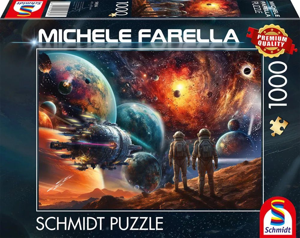 Kozmikus Színek: Utazás az Űrbe Schmidt Spiele 1000 darabos kirakó puzzle (SCH - 58536 4001504585365) - puzzlegarden