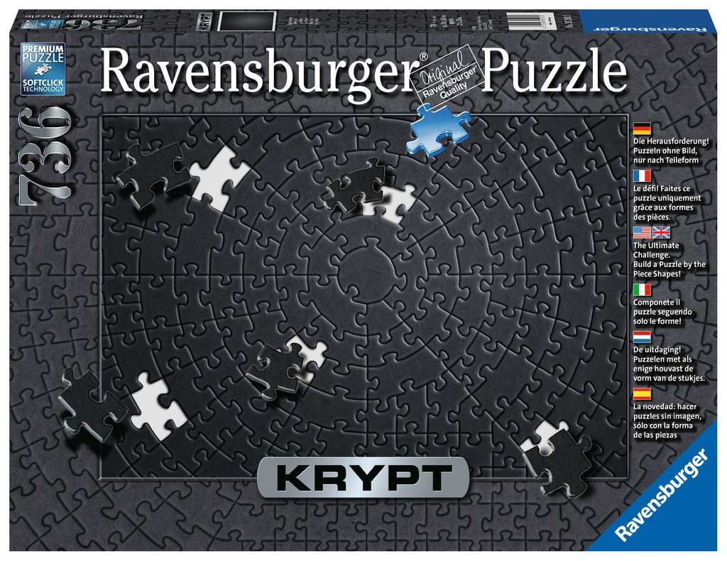 Krypt - Fekete Ravensburger 736 darabos kirakó puzzle (RA-15260 4005556152605) - puzzlegarden