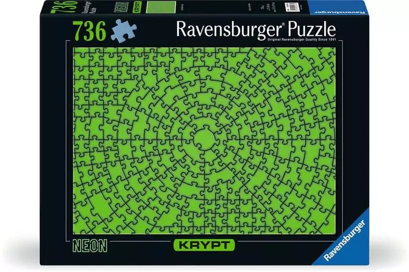 Krypt - Neon Zöld Ravensburger 736 darabos kirakó puzzle (RA - 12000276) - puzzlegarden