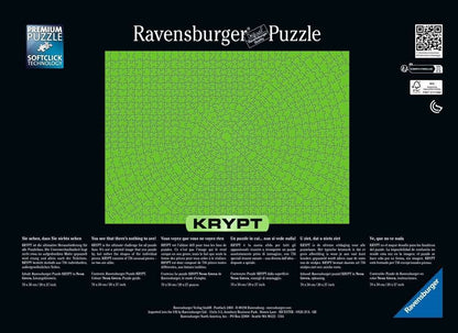 Krypt - Neon Zöld Ravensburger 736 darabos kirakó puzzle (RA-17364 4005556173648) - puzzlegarden