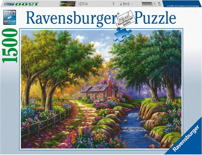 Kunyhó a Folyóparton Ravensburger 1500 darabos kirakó puzzle (RA-17109 4005556171095) - puzzlegarden