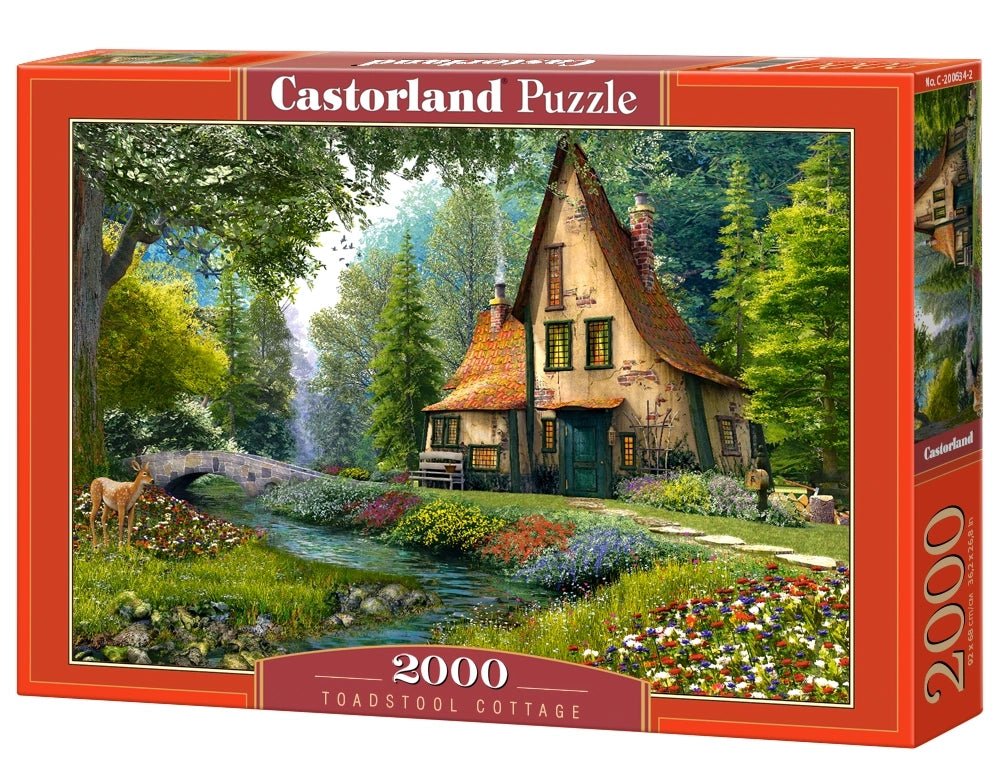 Kunyhó az erdő mélyén Castorland 2000 darabos kirakó puzzle (C-200634 5904438200634) - puzzlegarden