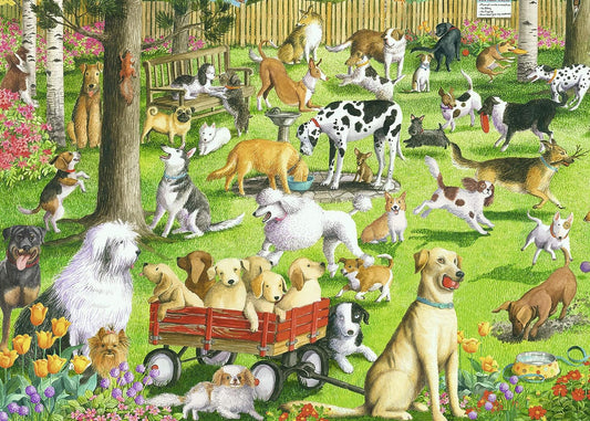 Kutyák a Parkban - XXL Ravensburger 500 darabos kirakó puzzle (RA - 14870) - puzzlegarden