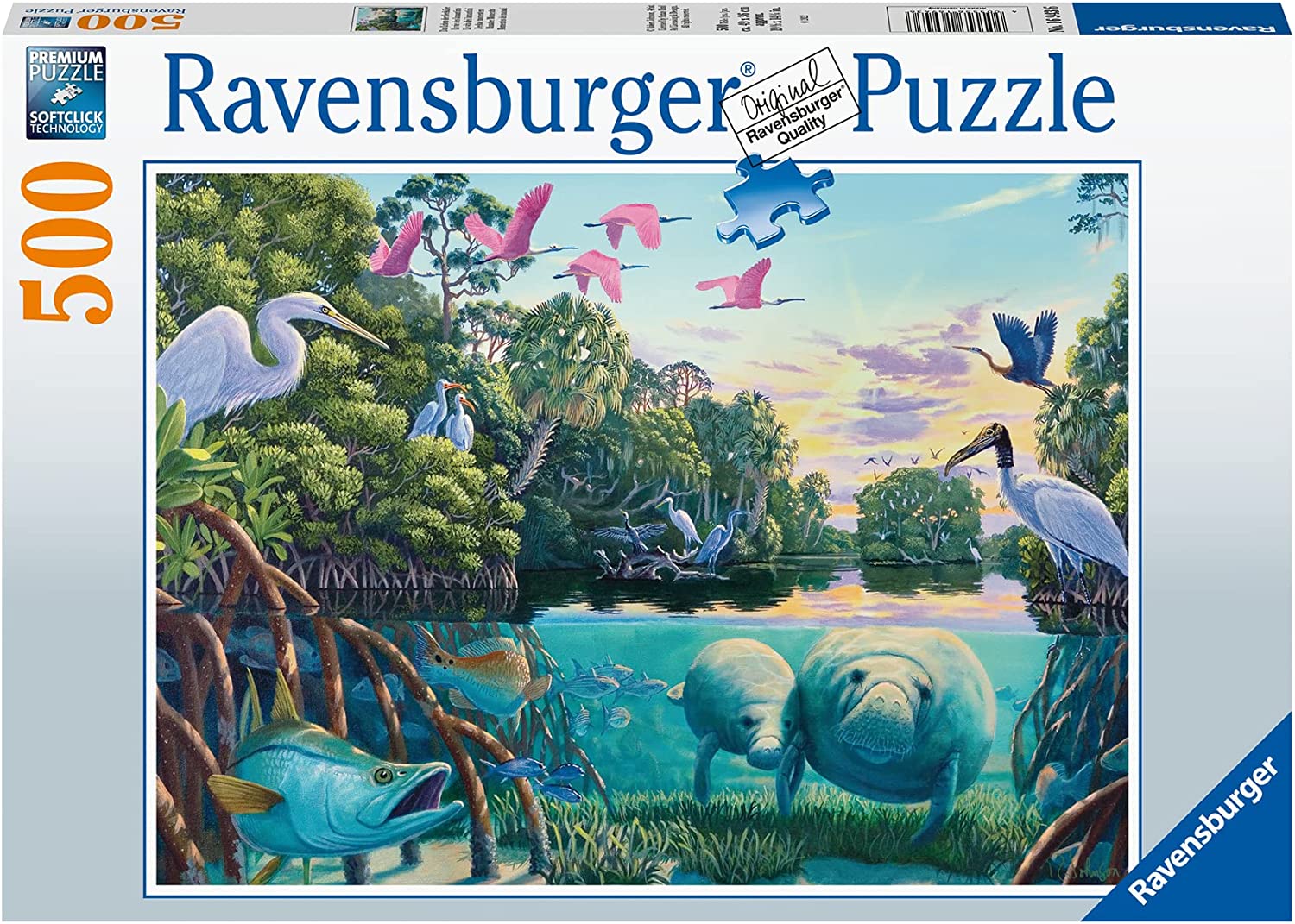 Lamantinok Ravensburger 500 darabos kirakó puzzle (RA-16943 4005556169436) - puzzlegarden