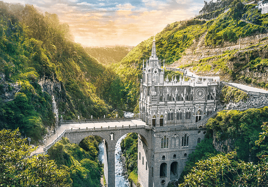 Las Lajas - szentély, Kolumbia Trefl 1000 darabos kirakó puzzle (TR - 10724) - puzzlegarden