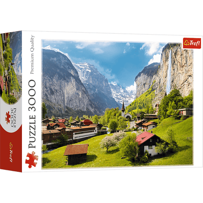 Lauterbrunnen, Svájc Trefl 3000 darabos kirakó puzzle (TR-33076) - puzzlegarden