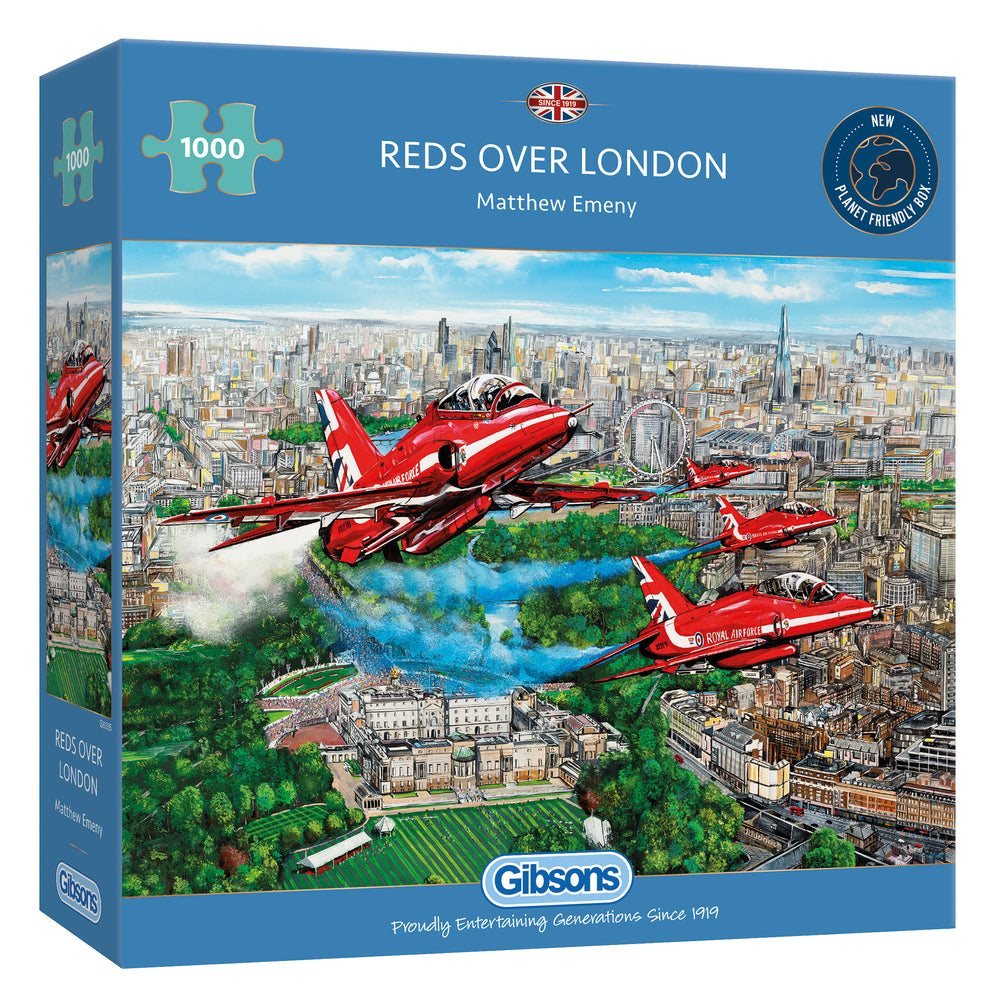 Légiparádé London felett Gibsons 1000 darabos kirakó puzzle (G-G6335 5012269063356) - puzzlegarden