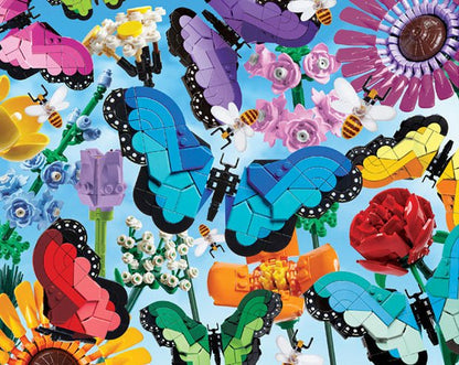 LEGO – Pillangók & Virágok Galison 1000 darabos kirakó puzzle (GA-9781797233437) - puzzlegarden