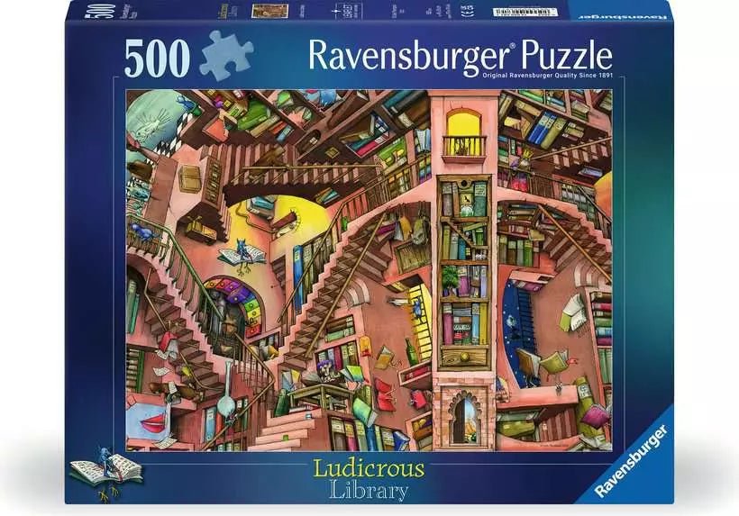 Lehetetlen Könyvtár Ravensburger 500 darabos kirakó puzzle (RA - 12000681) - puzzlegarden