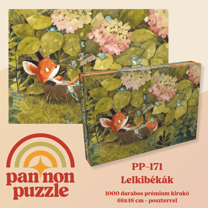 Lelkibékák Pannon Puzzle 1000 darabos kirakó puzzle (PP-171) - puzzlegarden