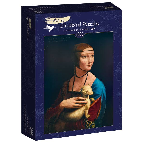 Leonardo Da Vinci - Hölgy hermelinnel Bluebird 1000 darabos kirakó puzzle (BB-P-60012 3663384600128) - puzzlegarden