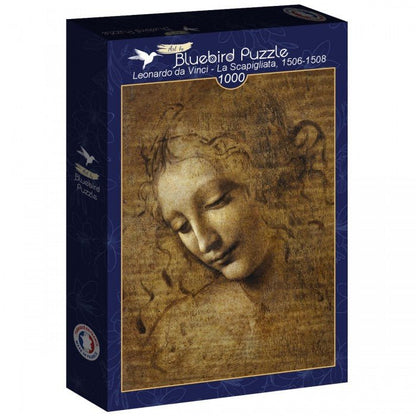 Leonardo da Vinci - La Scapigliata, 1506 - 1508 Bluebird 1000 darabos kirakó puzzle (BB - F - 60307 3663384603075) - puzzlegarden