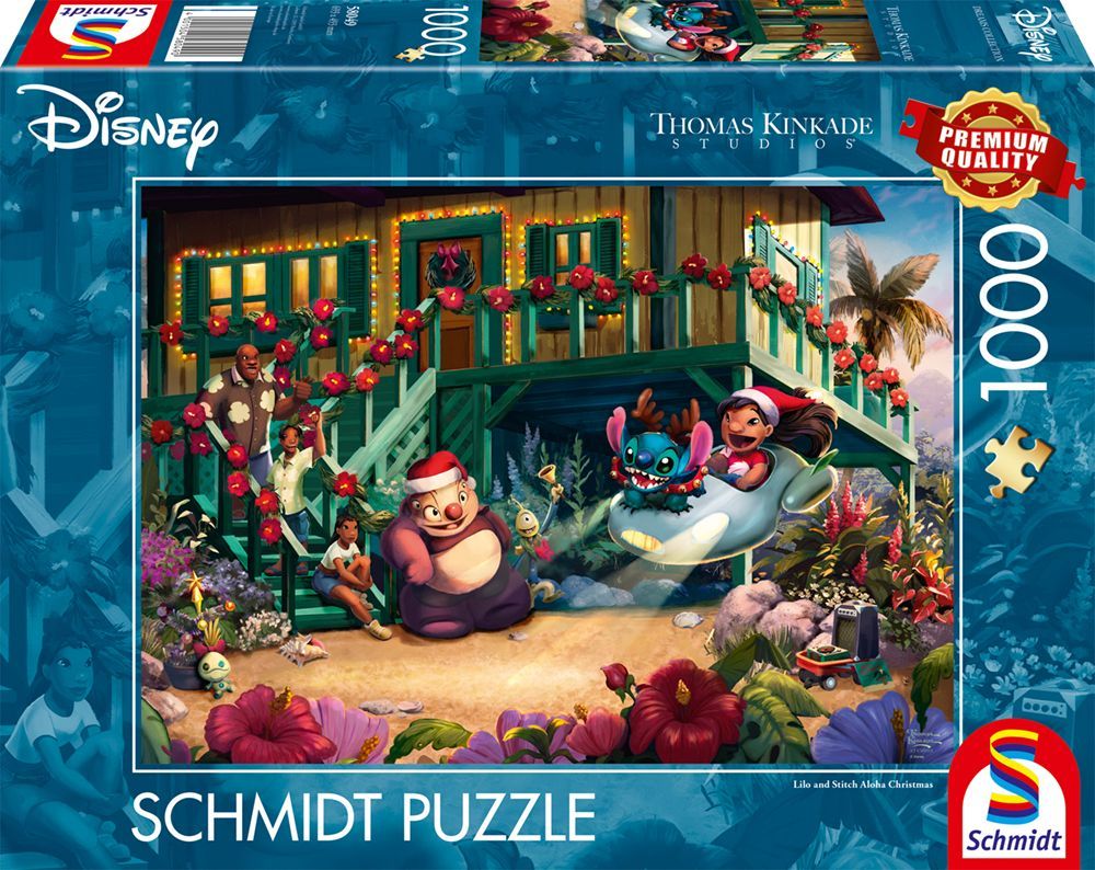 Lilo és Stitch – Aloha karácsony Schmidt Spiele 1000 darabos kirakó puzzle (SCH-58049) - puzzlegarden