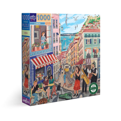 Lisszabon Eeboo 1000 darabos kirakó puzzle (EB-PZTLSB 689196514173) - puzzlegarden