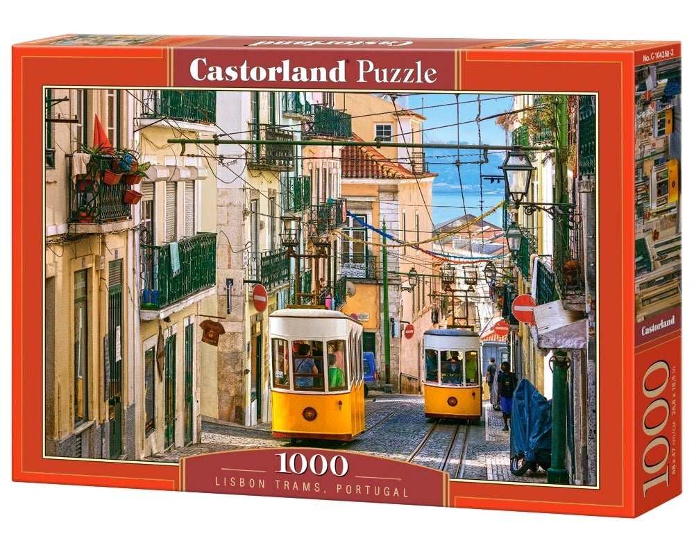 Lisszaboni villamosok, Portugália Castorland 1000 darabos kirakó puzzle (C-104260 5904438104260) - puzzlegarden