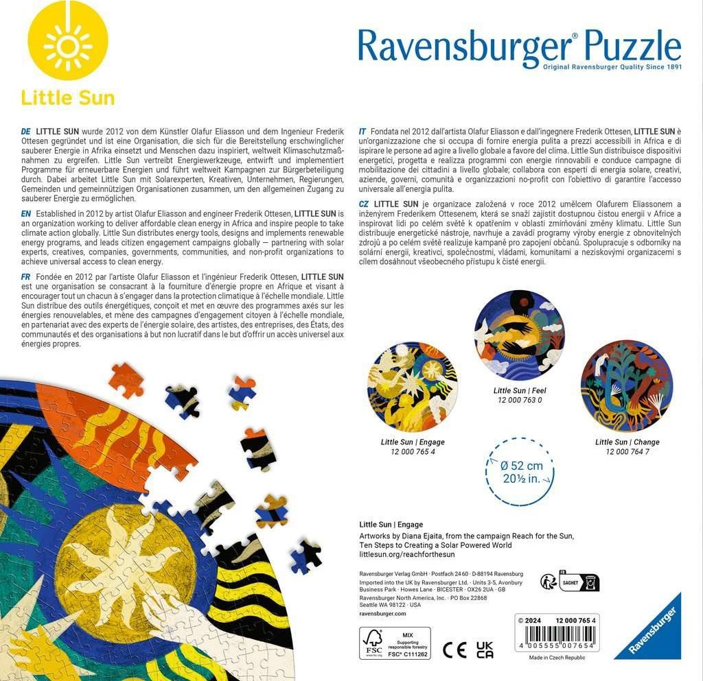 Little Sun - Kapcsolódj! Ravensburger 500 darabos kirakó puzzle (RA-12000765 4005555007654) - puzzlegarden