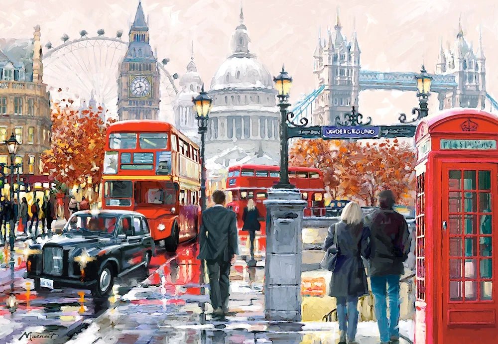 London Kollázs Castorland 1000 darabos kirakó puzzle (C-103140 5904438103140) - puzzlegarden