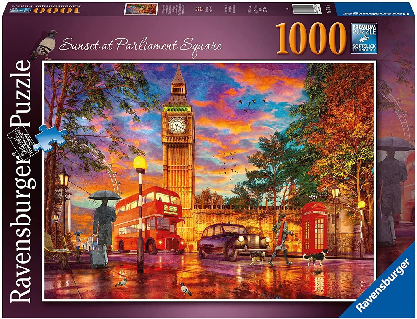 Londoni Parlament Ravensburger 1000 darabos kirakó puzzle (RA-17141 4005556171415) - puzzlegarden