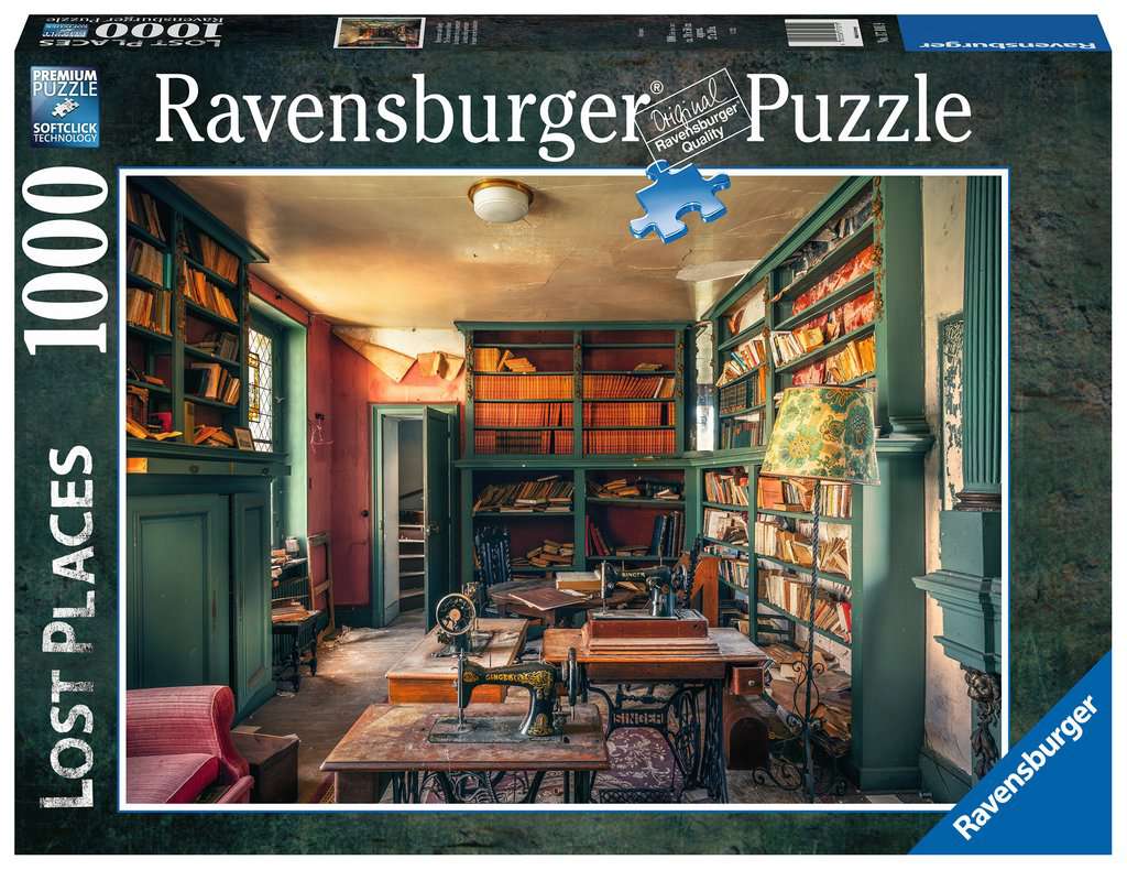 Lost Places - Titokzatos Kastélykönyvtár Ravensburger 1000 darabos kirakó puzzle (RA-17101 4005556171019) - puzzlegarden