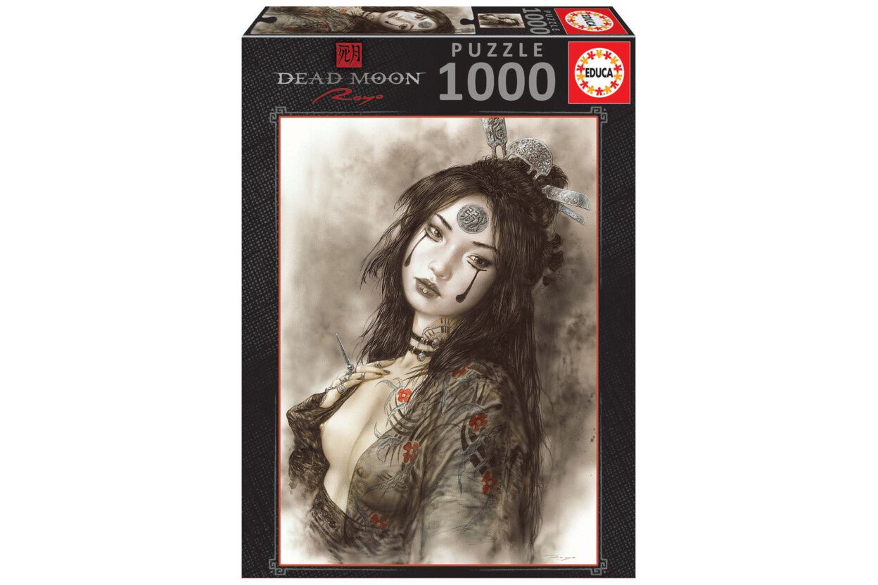 Luis Royo - Dead Moon - Jakuza Lány Educa 1000 darabos kirakó puzzle (ED-19267 8412668192676) - puzzlegarden