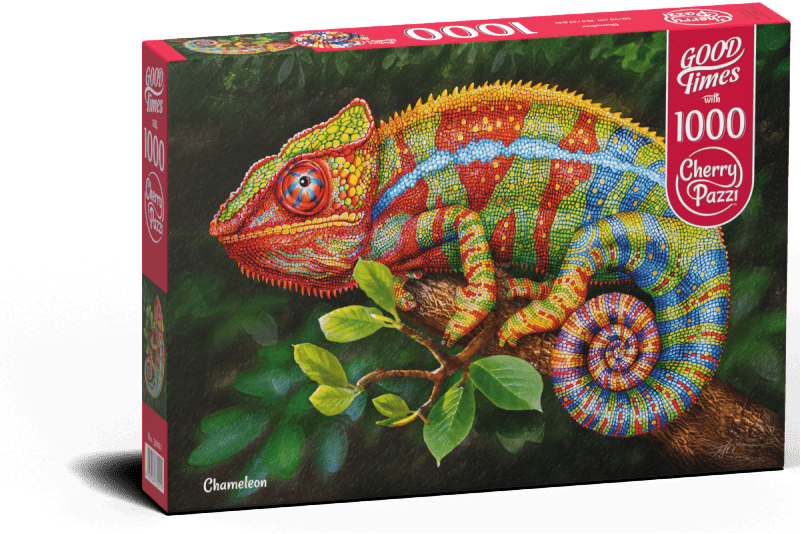 A Kaméleon CherryPazzi 1000 darabos kirakó puzzle (CP-30011 5903728730011) - puzzlegarden