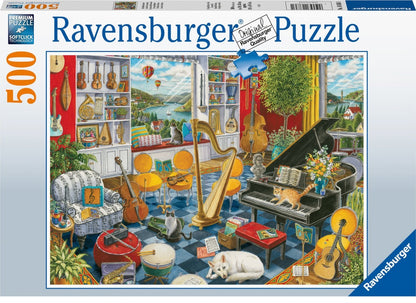 The Music Room 500 darabos Ravensburger puzzle kirakó (16836)