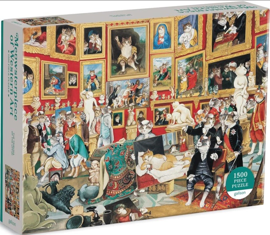 Macskaművészet - Uffizi Galéria Tribuna terme Galison 1500 darabos kirakó puzzle (GA-M1012121G 9780735369719) - puzzlegarden