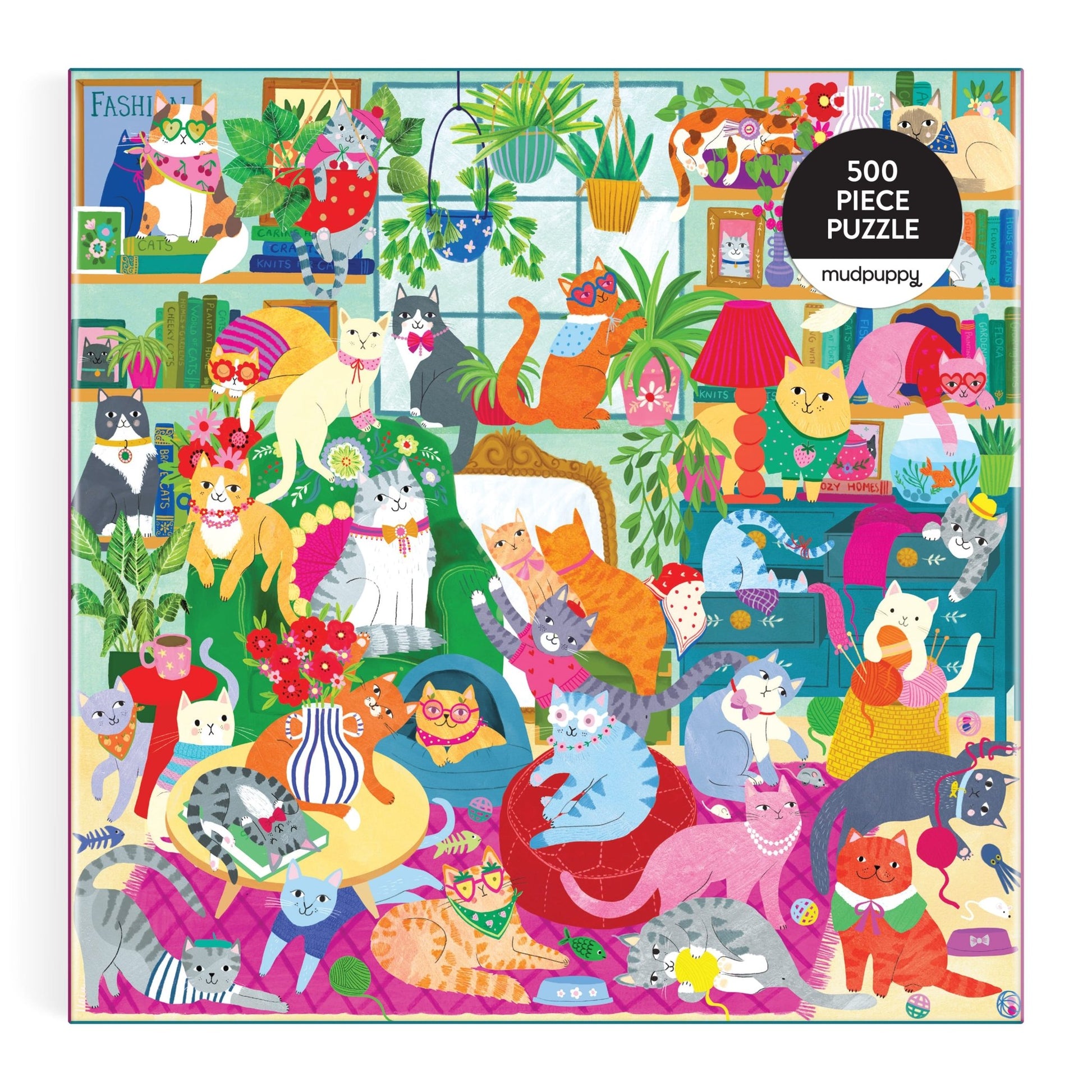 Macskás délután Mudpuppy 500 darabos kirakó puzzle (GA - 9780735380806 9780735380806) - puzzlegarden