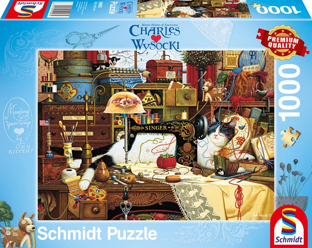 Maggie, a rendetlenkedő Schmidt 1000 darabos kirakó puzzle (SCH-59993 4001504599935) - puzzlegarden