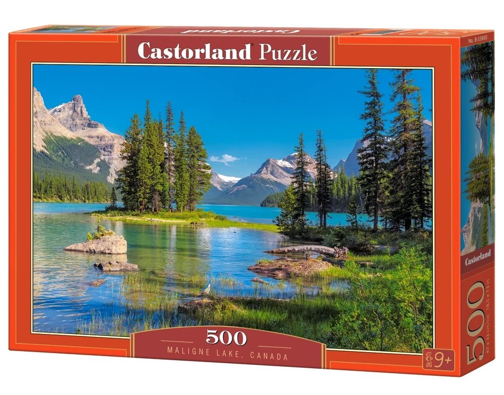 Maligne tó, Kanada Castorland 500 darabos kirakó puzzle (C-B-53803 5904438053803) - puzzlegarden