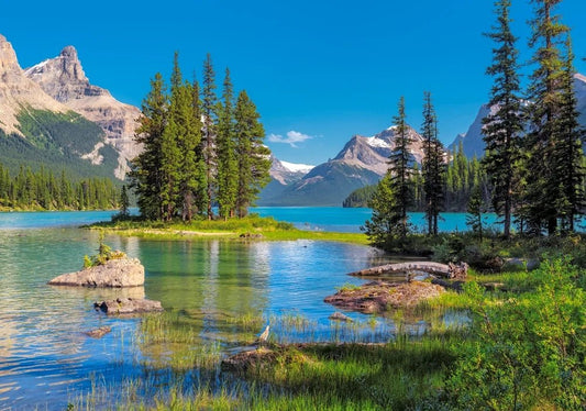 Maligne tó, Kanada Castorland 500 darabos kirakó puzzle (C - B - 53803) - puzzlegarden