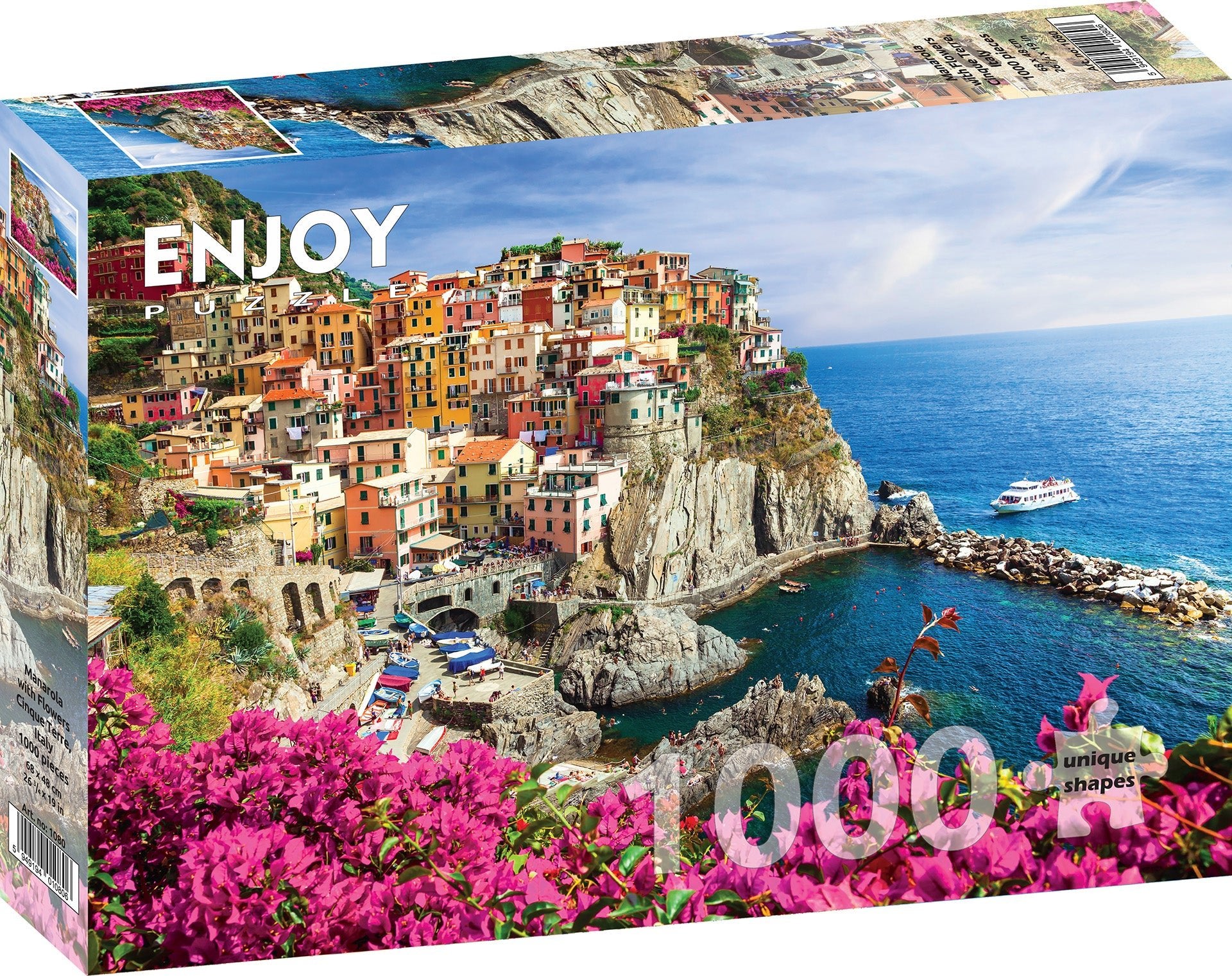 Manarola Cinque Terre, Olaszország ENJOY 1000 darabos kirakó puzzle (EN-1080 5949194010806) - puzzlegarden