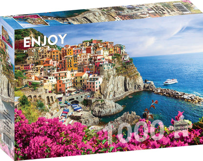 Manarola Cinque Terre, Olaszország ENJOY 1000 darabos kirakó puzzle (EN-1080 5949194010806) - puzzlegarden