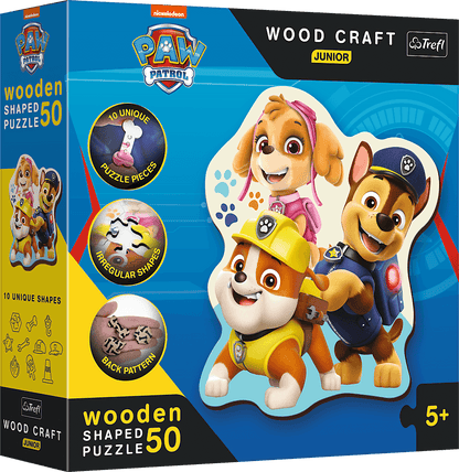 Mancs Őrjárat - FA kirakó Trefl Wood Craft 50 darabos kirakó puzzle (TR-20240 5900511202403) - puzzlegarden