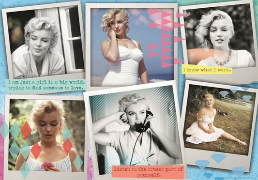 Marilyn Monroe Montázs Trefl 1000 darabos kirakó puzzle (TR-10529 5900511105292) - puzzlegarden