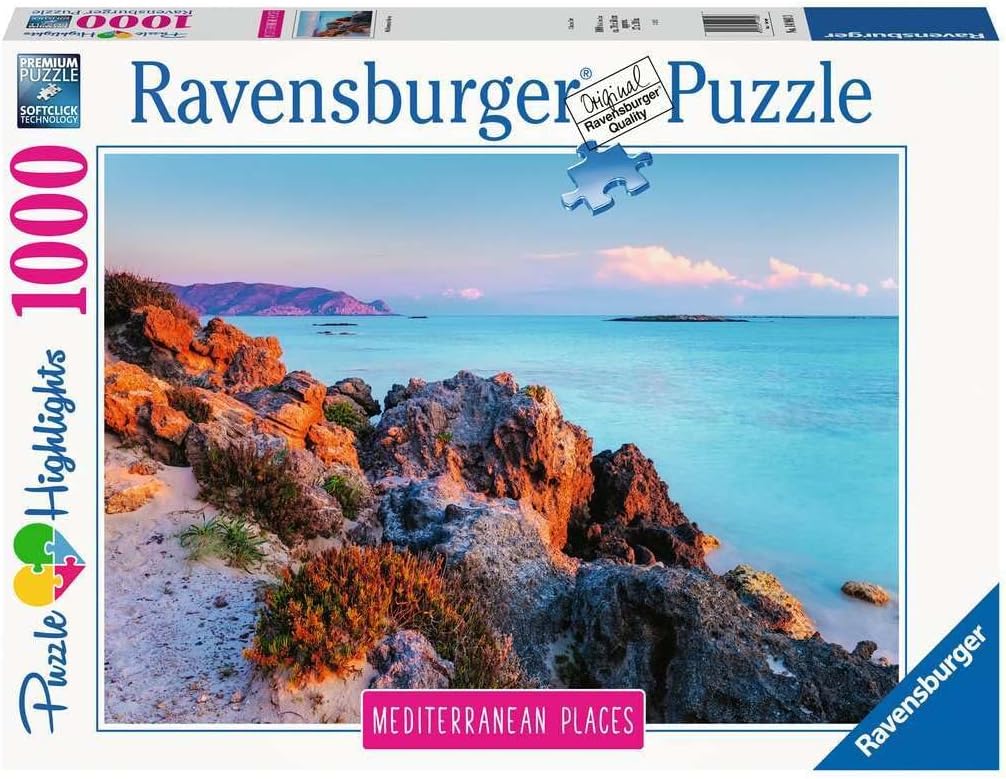 Mediterrán Helyek - Görögország Ravensburger 1000 darabos kirakó puzzle (RA-14980 4005556149803) - puzzlegarden