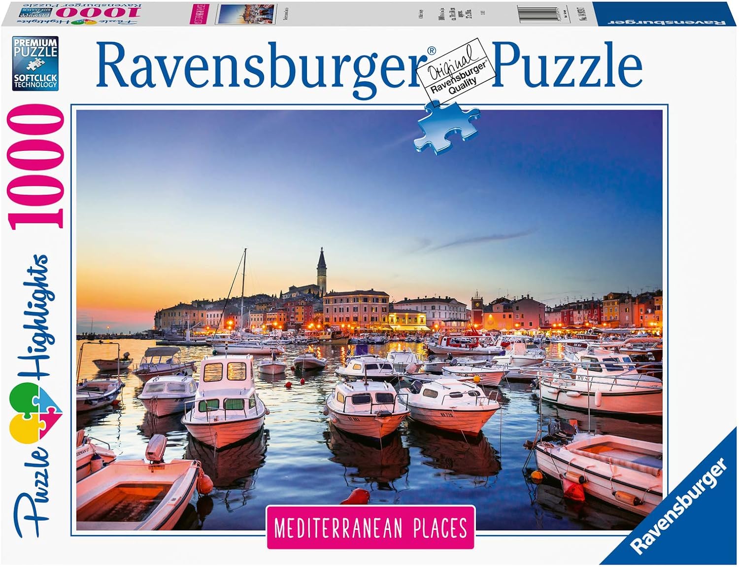 Mediterrán Helyek - Horvátország Ravensburger 1000 darabos kirakó puzzle (RA-14979 4005556149797) - puzzlegarden